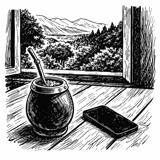 Pausa, mate y desconexión